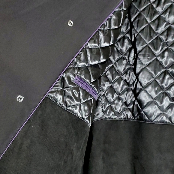 Bugatti Black Trench Coat - Size 44R - Picture 9 of 16